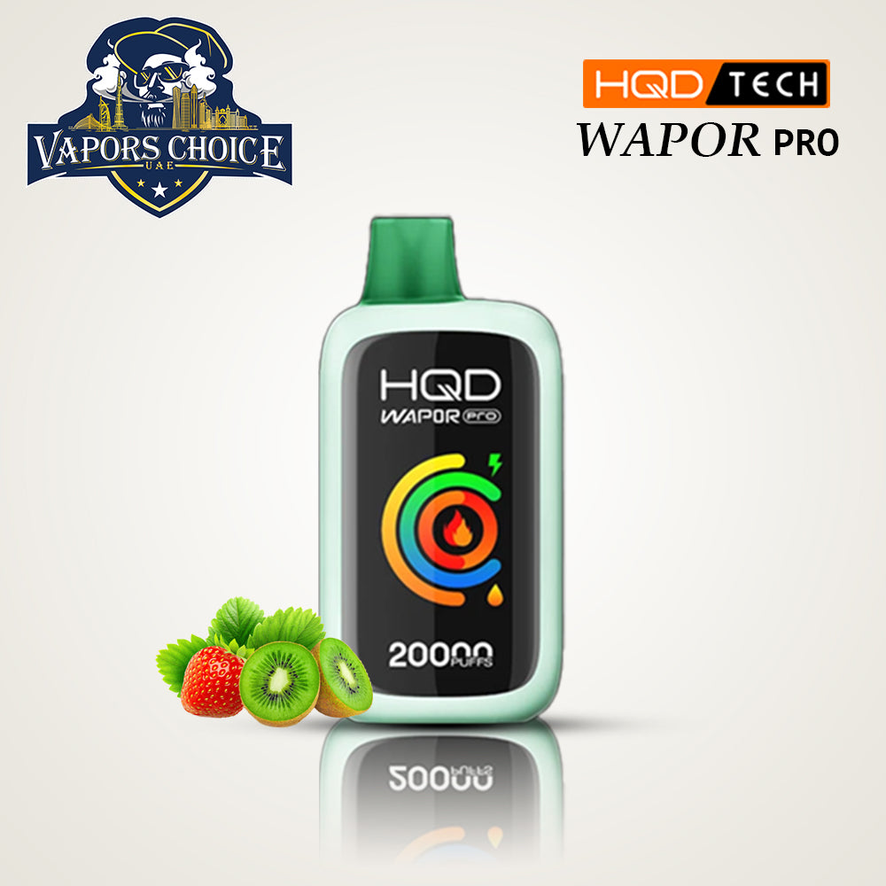 HQD WAPOR PRO (50mg) 20000 PUFFS - DISPOSABLE VAPE Strawberry Kiwi UAE Al Ain