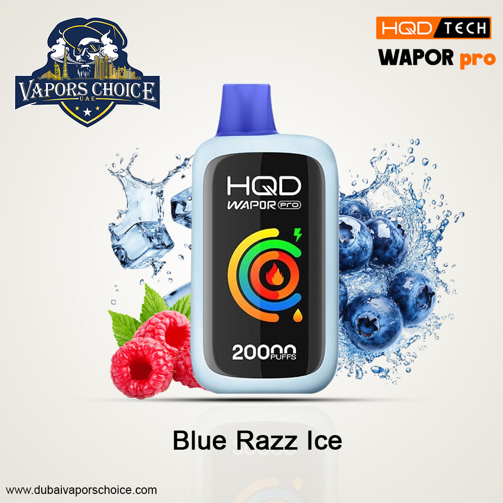 HQD WAPOR PRO (50mg) 20000 PUFFS & DISPOSABLE VAPE Dubai & Abu Dhabi 