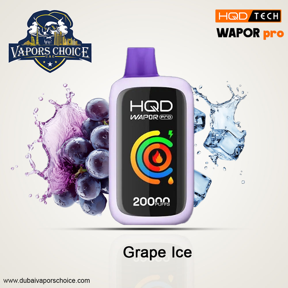 HQD WAPOR PRO (50mg) 20000 PUFFS & DISPOSABLE VAPE UAE Fujairah & Abu Dhabi  