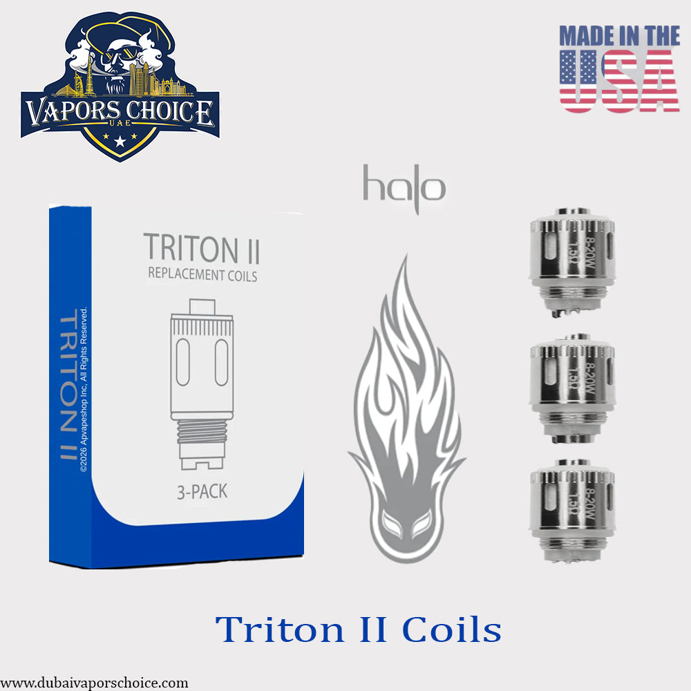 Halo Triton II Coils - Replacement Coils 1.5 ohm Vape Pen Coils, Abu Dhabi. Dubai, Sharjah, Ajman, Ras Al Khaimah, Fujairah, Al AIn