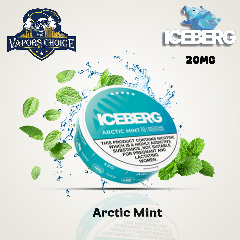 ICEBERG Nicotine Pouches 20mg Arctic Mint UAE Al Ain