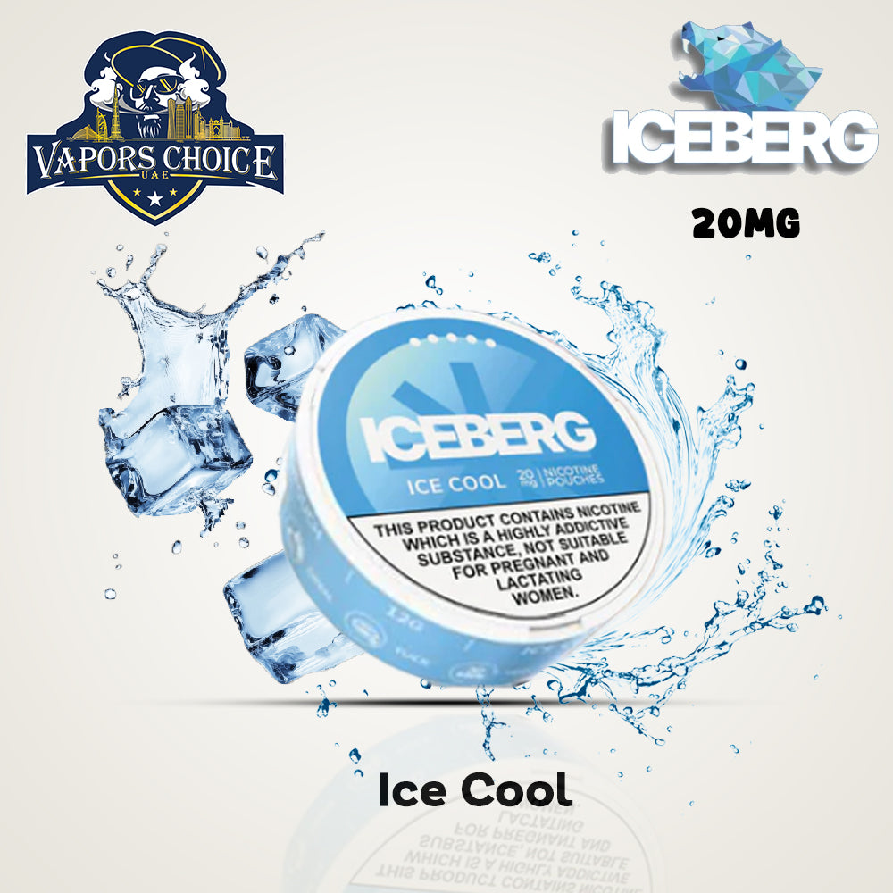 ICEBERG Nicotine Pouches 20mg Ice Cool UAE Abu Dhabi & Al Ain