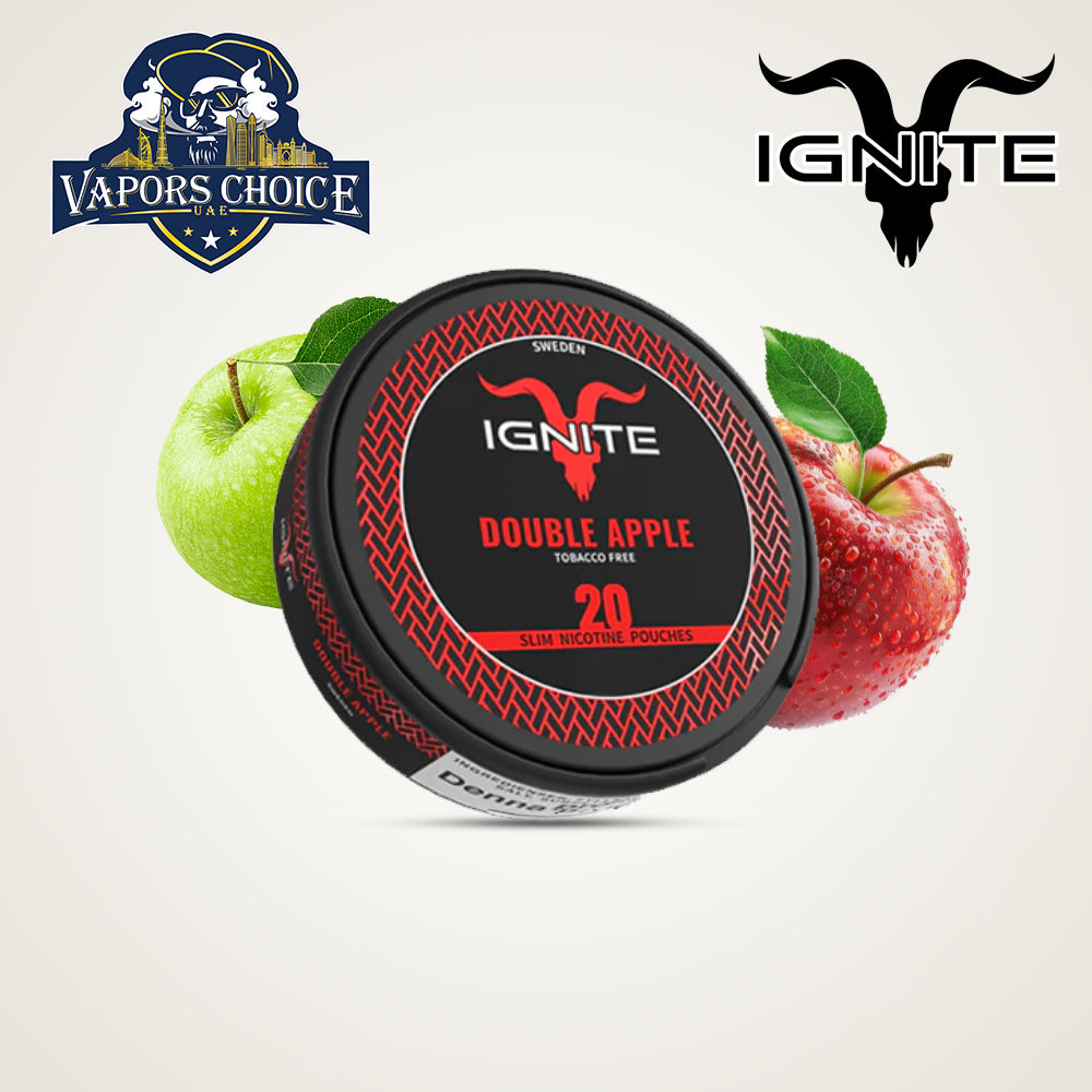 IGNITE Nicotine Pouches Double Apple UAE Ras Al Khaimah