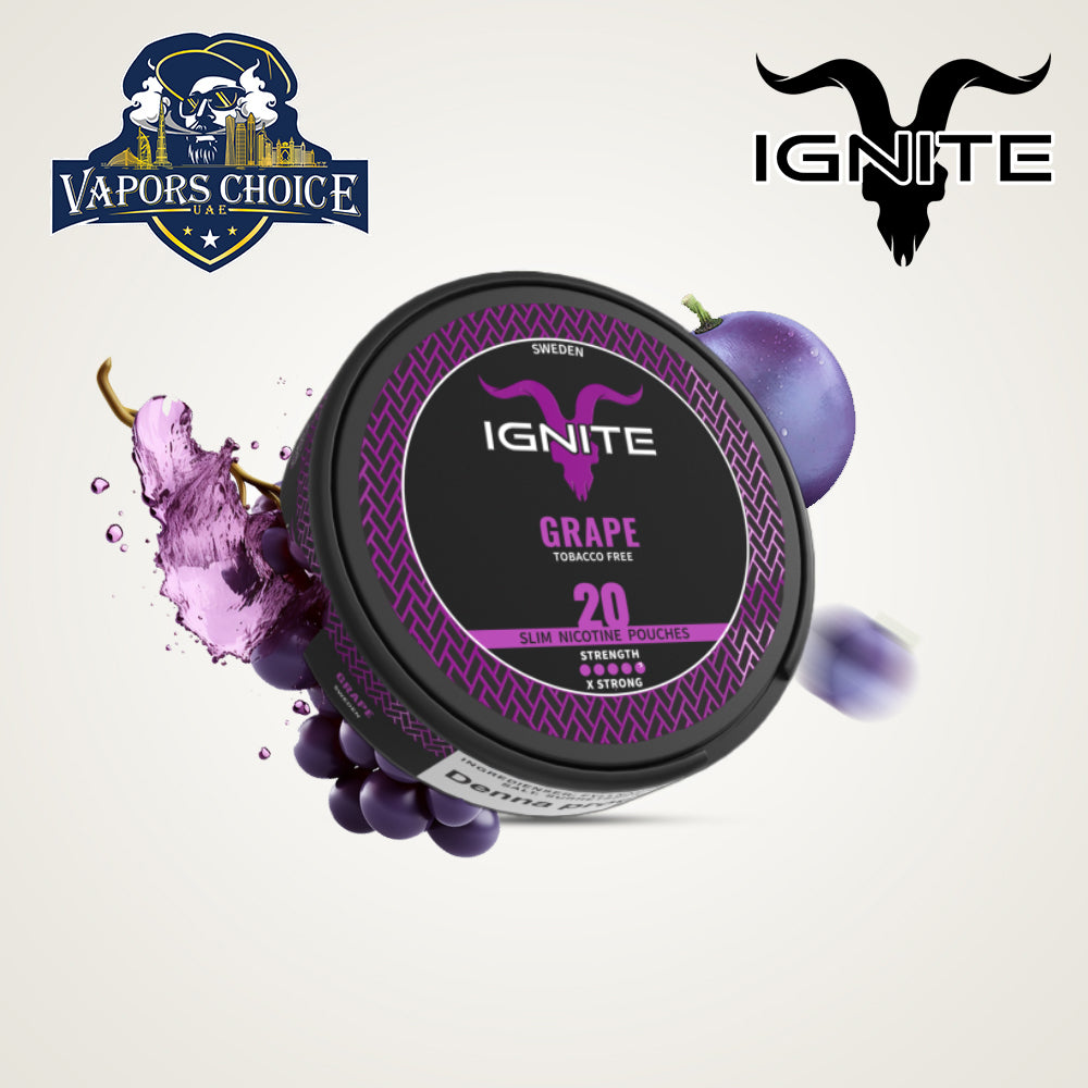 IGNITE Nicotine Pouches Grape UAE Dubai