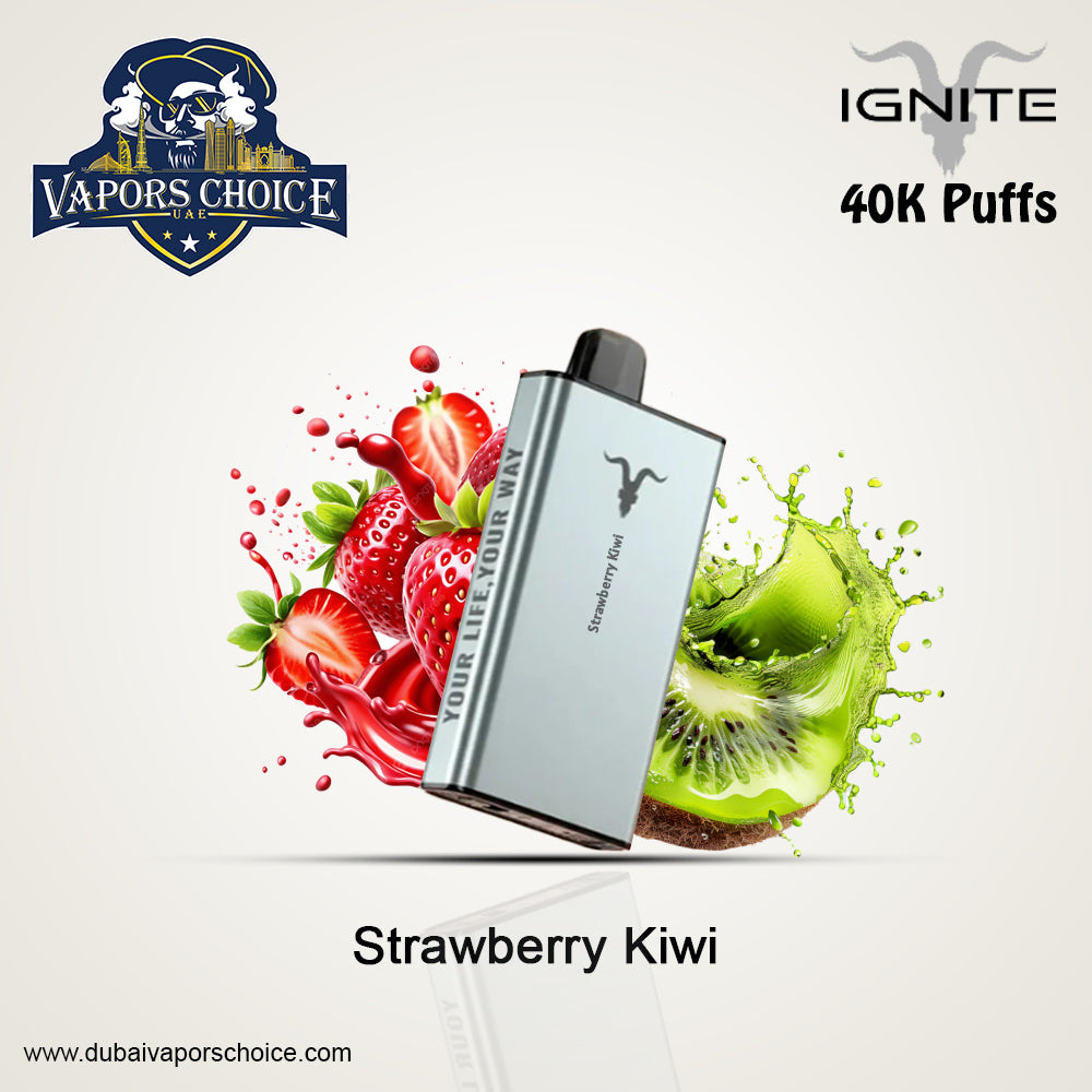 IGNITE ICE Disposable 40000 Puffs Strawberry Kiwi UAE Abu Dhabi & Sharjah