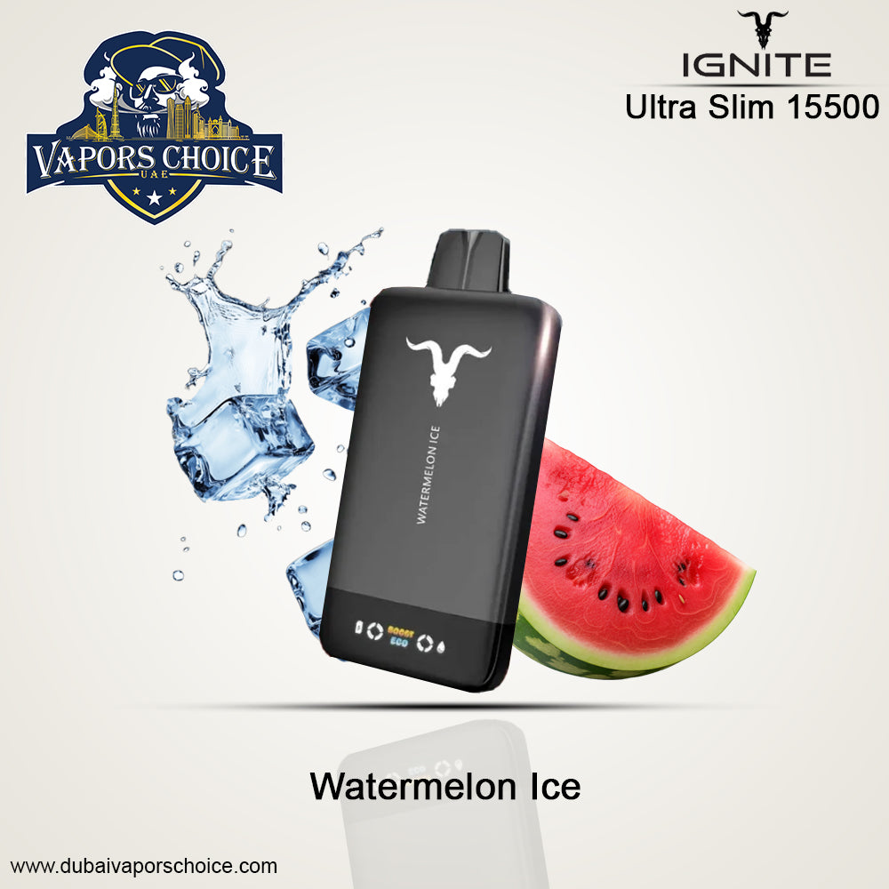 IGNITE V155 Disposable Vape 15500 PUFFS Watermelon Ice UAE Dubai & Abu Dhabi