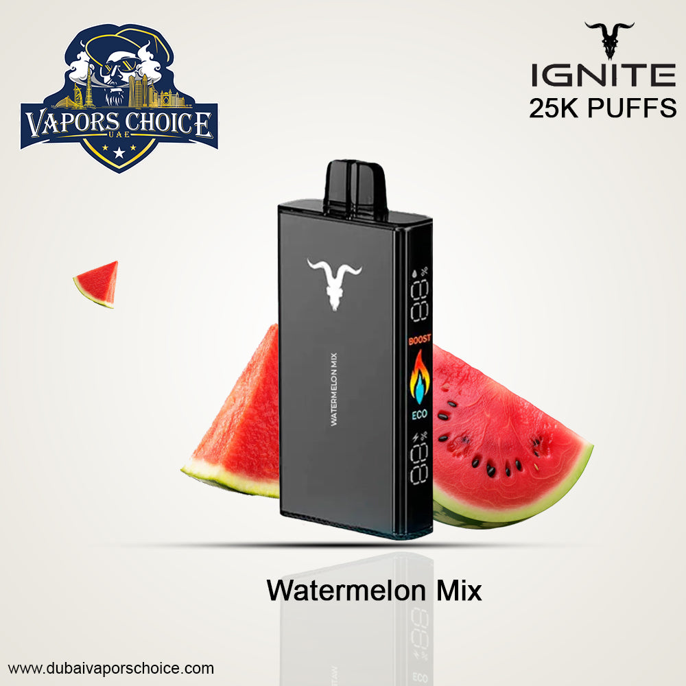 IGNITE V250 Disposable Vape 25K PUFFS Watermelon Mix UAE Dubai & Al Ain