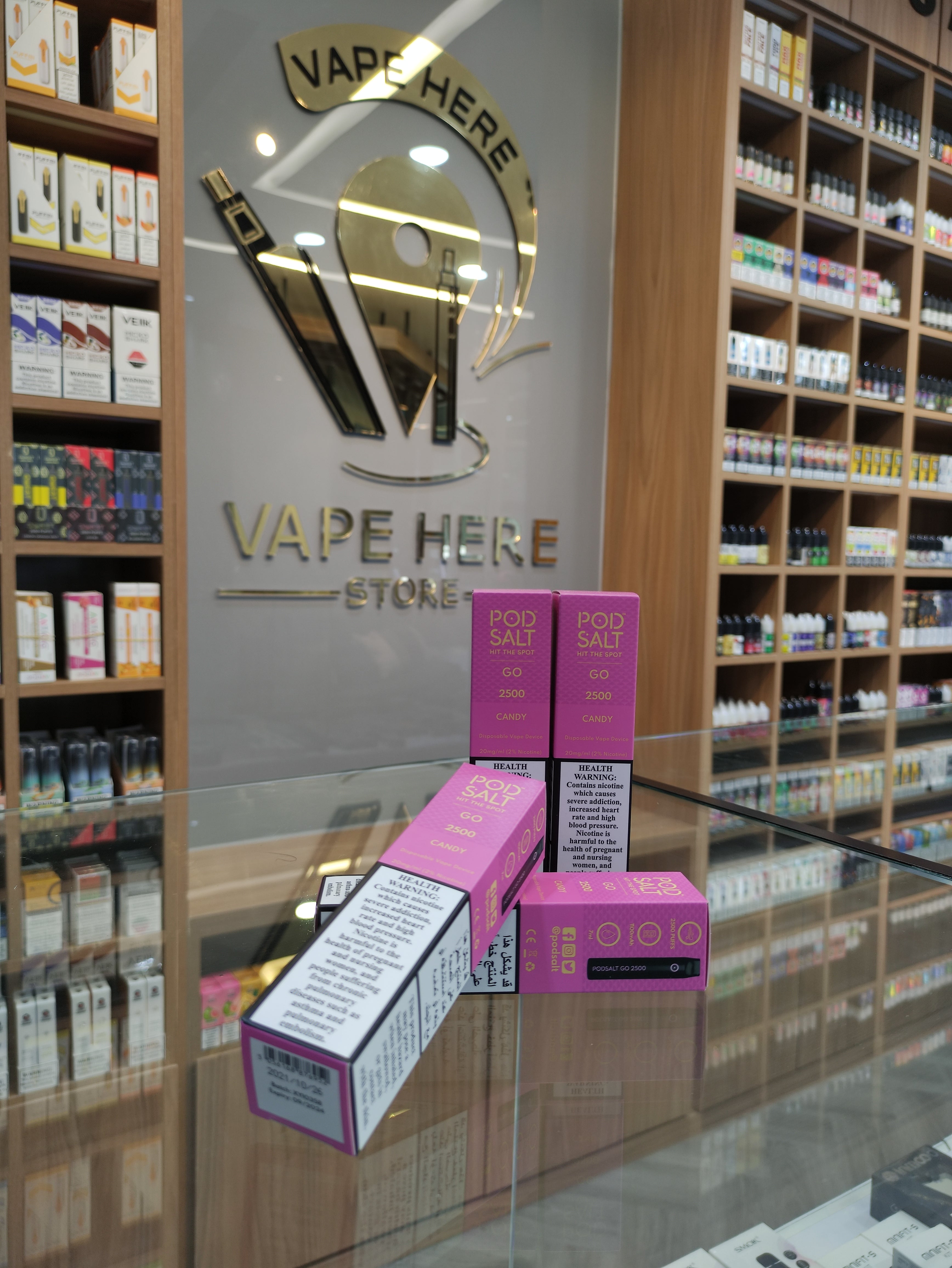 PS GO 2500 Disposable Vape Device (20mg) - Vape Here Store