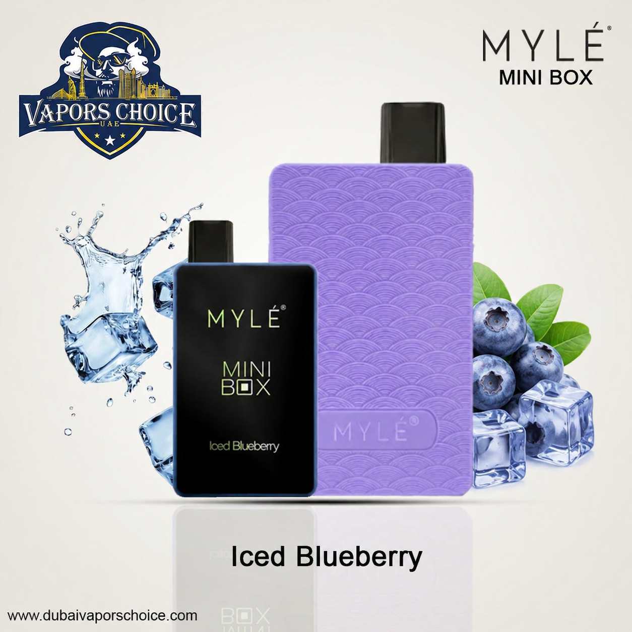 MYLE MINI BOX 1500 PUFFS DISPOSABLE VAPE (20mg Nicotine) UAE Abu Dhabi