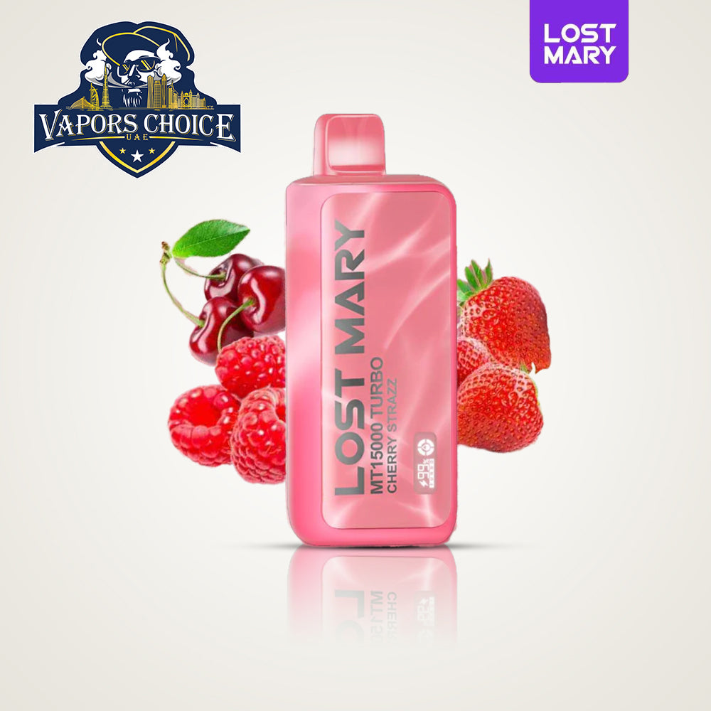 LOST MARY MT15000 (50mg) 15000 PUFFS DISPOSABLE VAPE TURBO Cherry Strazz UAE Fujairah