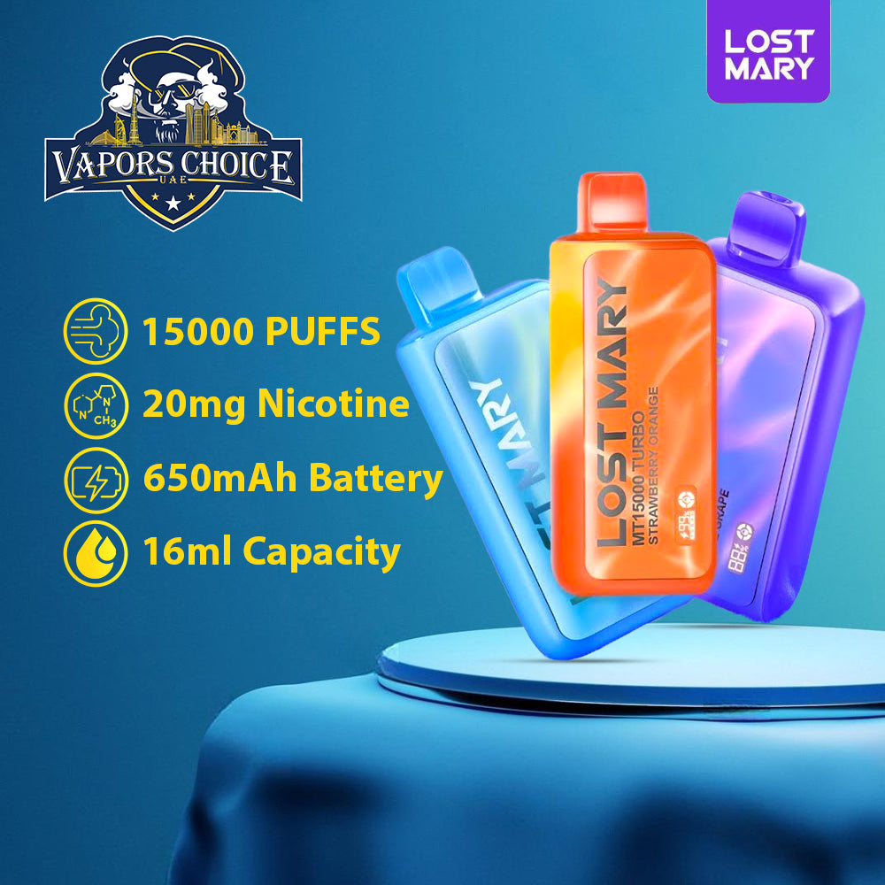 LOST MARY MT15000 (50mg) 15000 PUFFS DISPOSABLE VAPE TURBO UAE Abu Dhabi