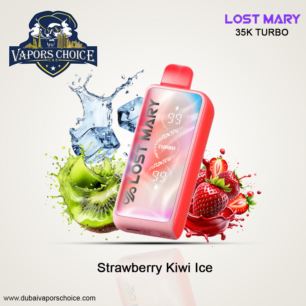 LOST MARY MT35000 35K Puffs Disposable Vape–20mg&50mg Strawberry Kiwi Ice UAE Dubai & Abu Dhabi