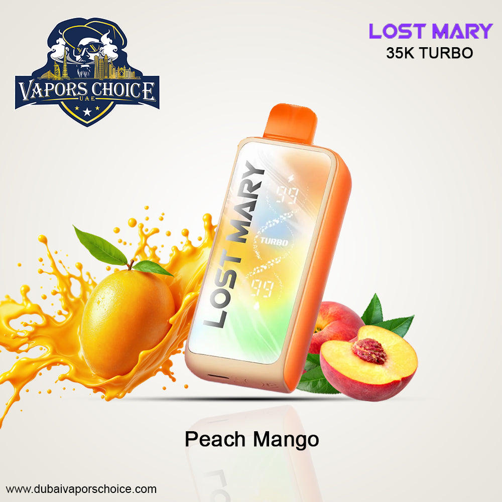 LOST MARY MT35000 35K Puffs Disposable Vape – 20mg & 50mg Peach Mango UAE Abu Dhabi
