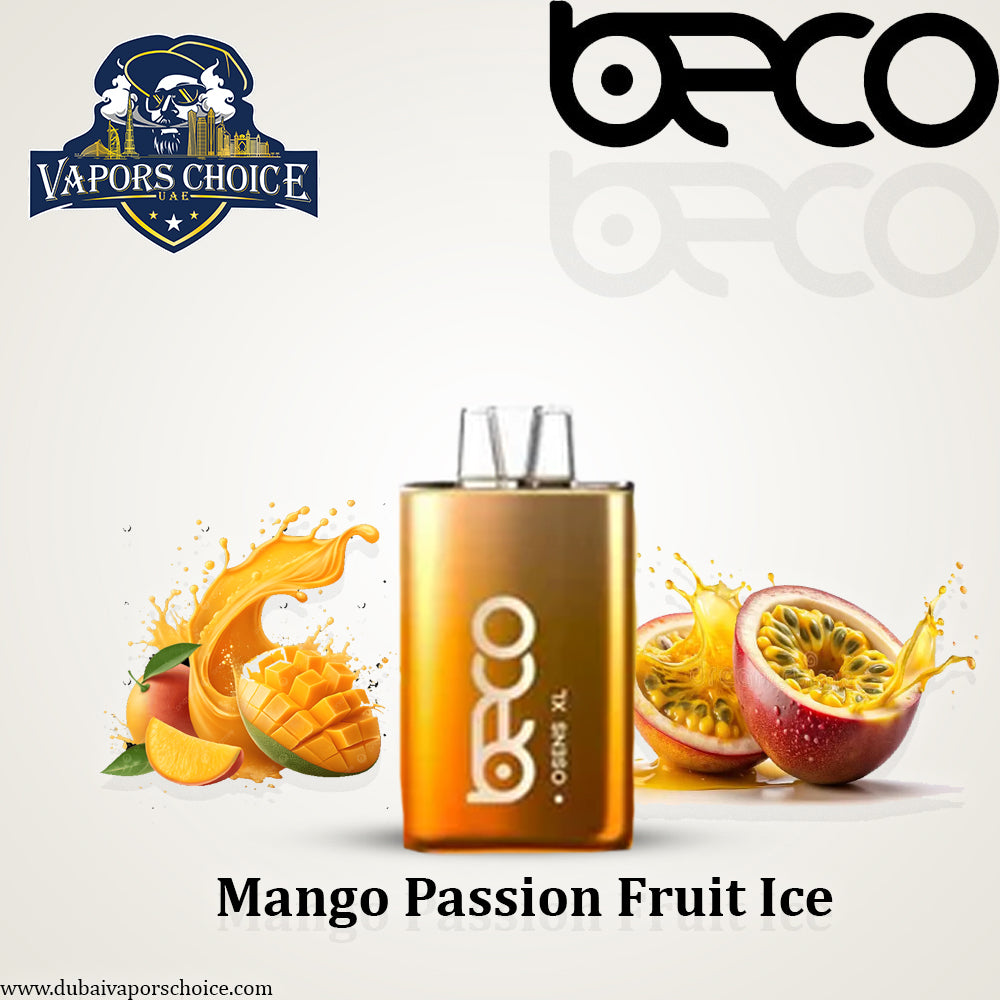 BECO OSENS XL (50mg) 10000 PUFFS - DISPOSABLE VAPE  & Mango_Passion_Fruit_Ice & UAE & Ajman 