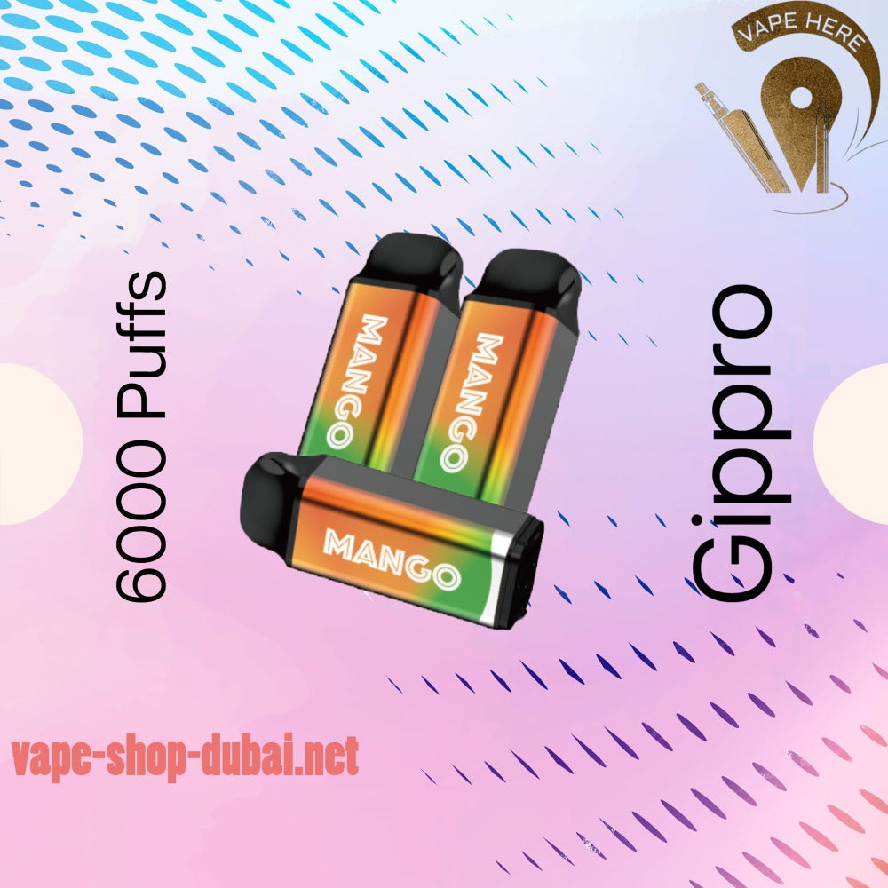 GIPPRO BLING BLING Mango 6000 PUFFS UAE Sharjah