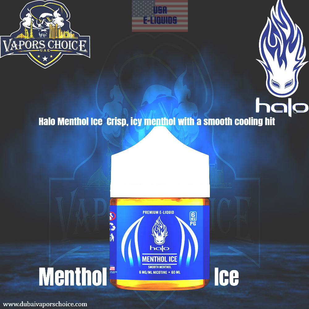 HALO Juice 60ML E-Liquids Tobacco - Menthol Flavors UAE & Sharjah & Ajman
