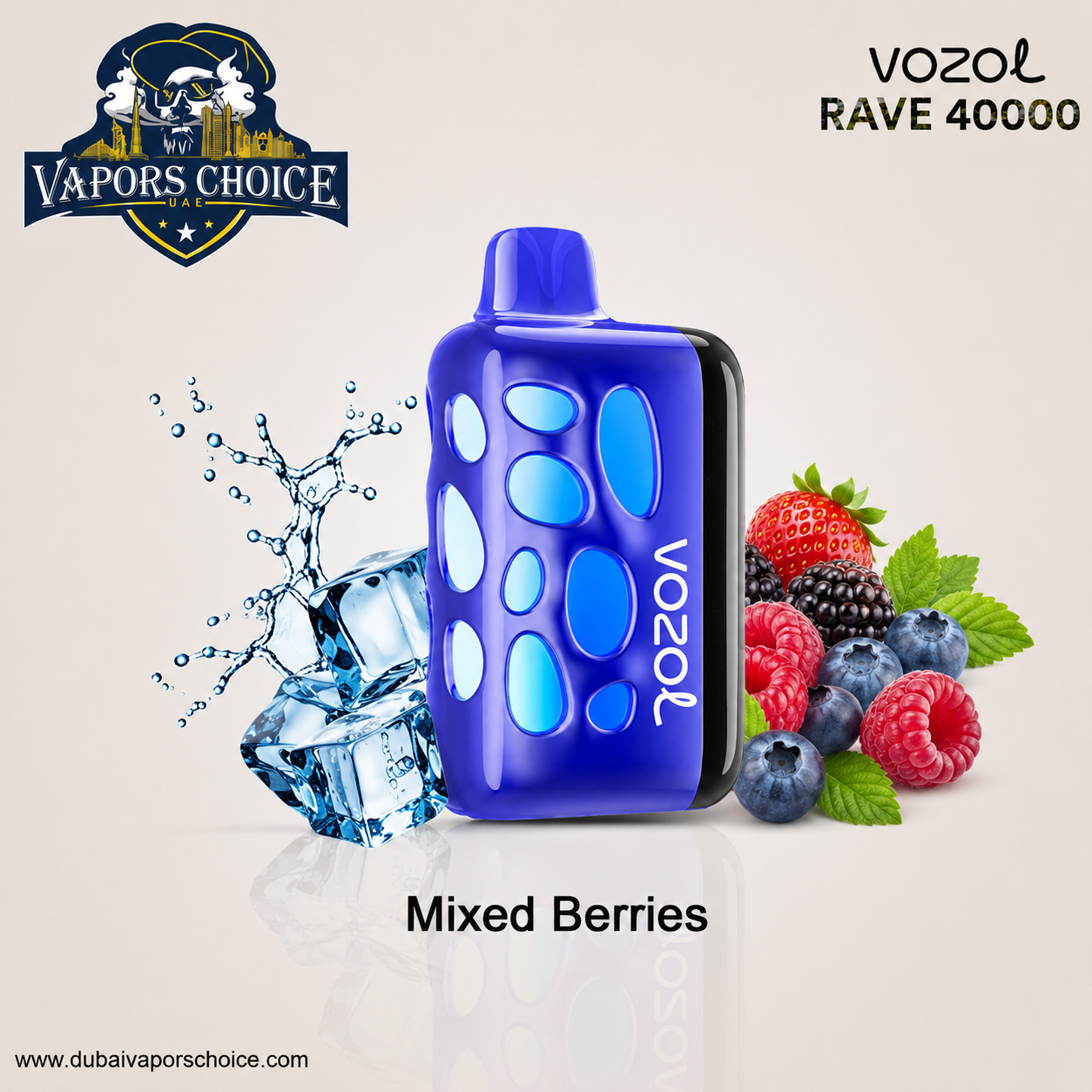 VOZOL RAVE 40K DISPOSABLE VAPE (Dual Power Mode) UAE Abu Dhabi 