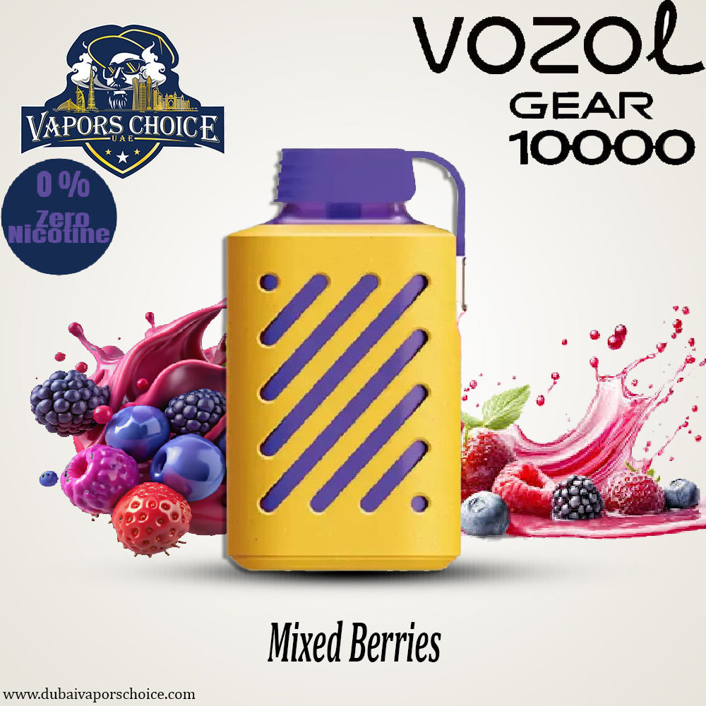 ZERO Nicotine - VOZOL GEAR 10K Puffs Disposable Vape & Ras Al Khaimah 