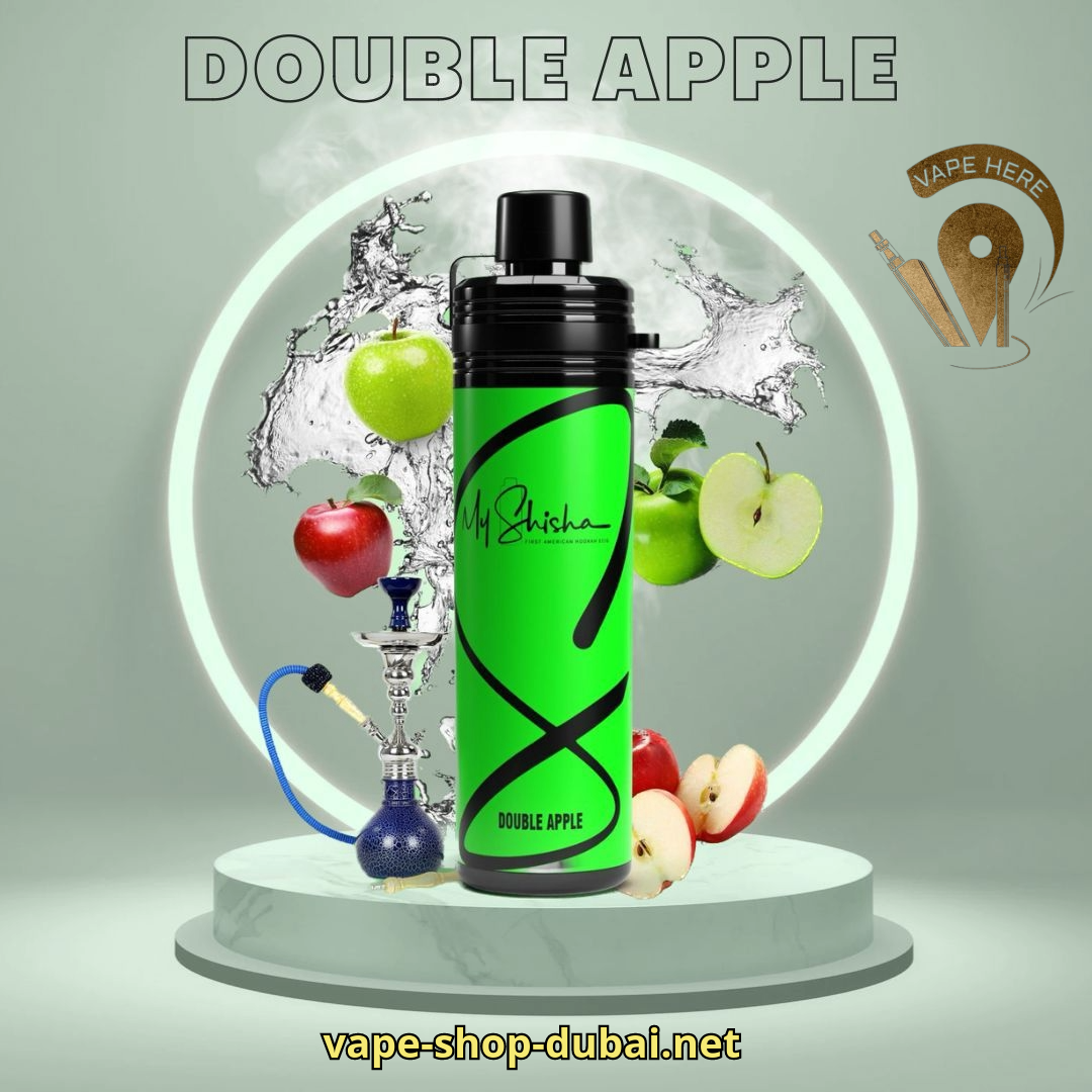 MY SHISHA VAPE DUBAI | DTL 2400 PUFFS DISPOSABLE VAPE | Hookah Vape Pen - Double Apple - Vapors Choice UAE MY SHISHA VAPE DUBAI | DTL 2400 PUFFS DISPOSABLE VAPE | Hookah Vape Pen - Double Apple - Vapors Choice UAE