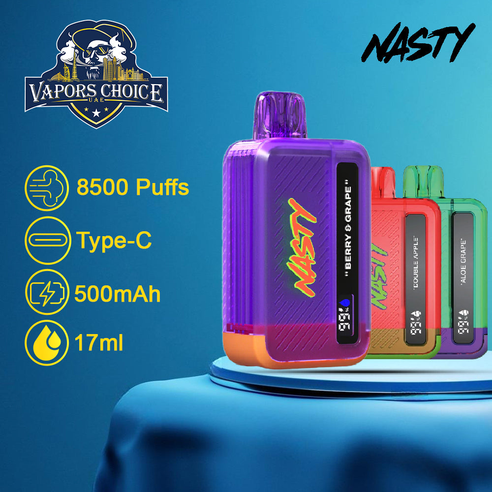 NASTY BAR DX8.5i (20mg) 8500 PUFFS - DISPOSABLE VAPE 1st_Product_Background1 UAE Abu Dhabi
