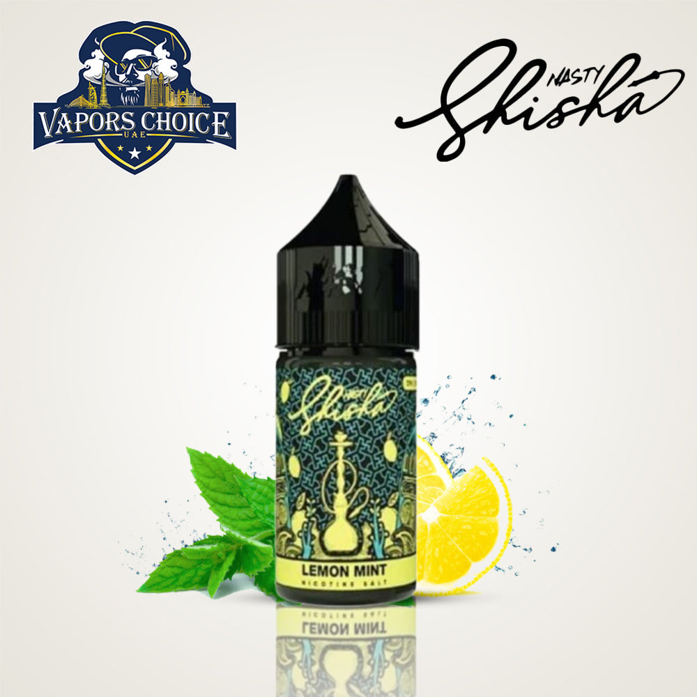 NASTY SHISHA SALTNIC 30ML Lemon Mint UAE Ajman