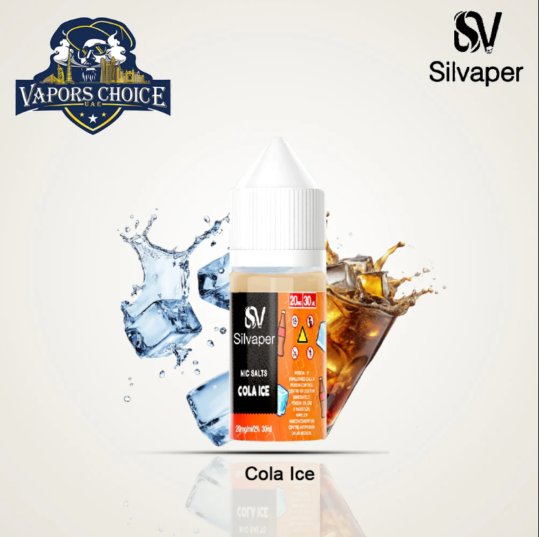 New Silvaper 20mg - Salt Nic 30ml E-Liquid Cola Ice UAE Abu Dhabi