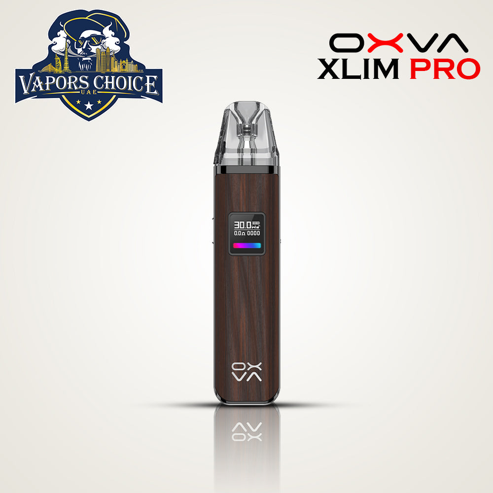OXVA Xlim Pro Vape Kit 1000mAh Brown Wood UAE Sharjah