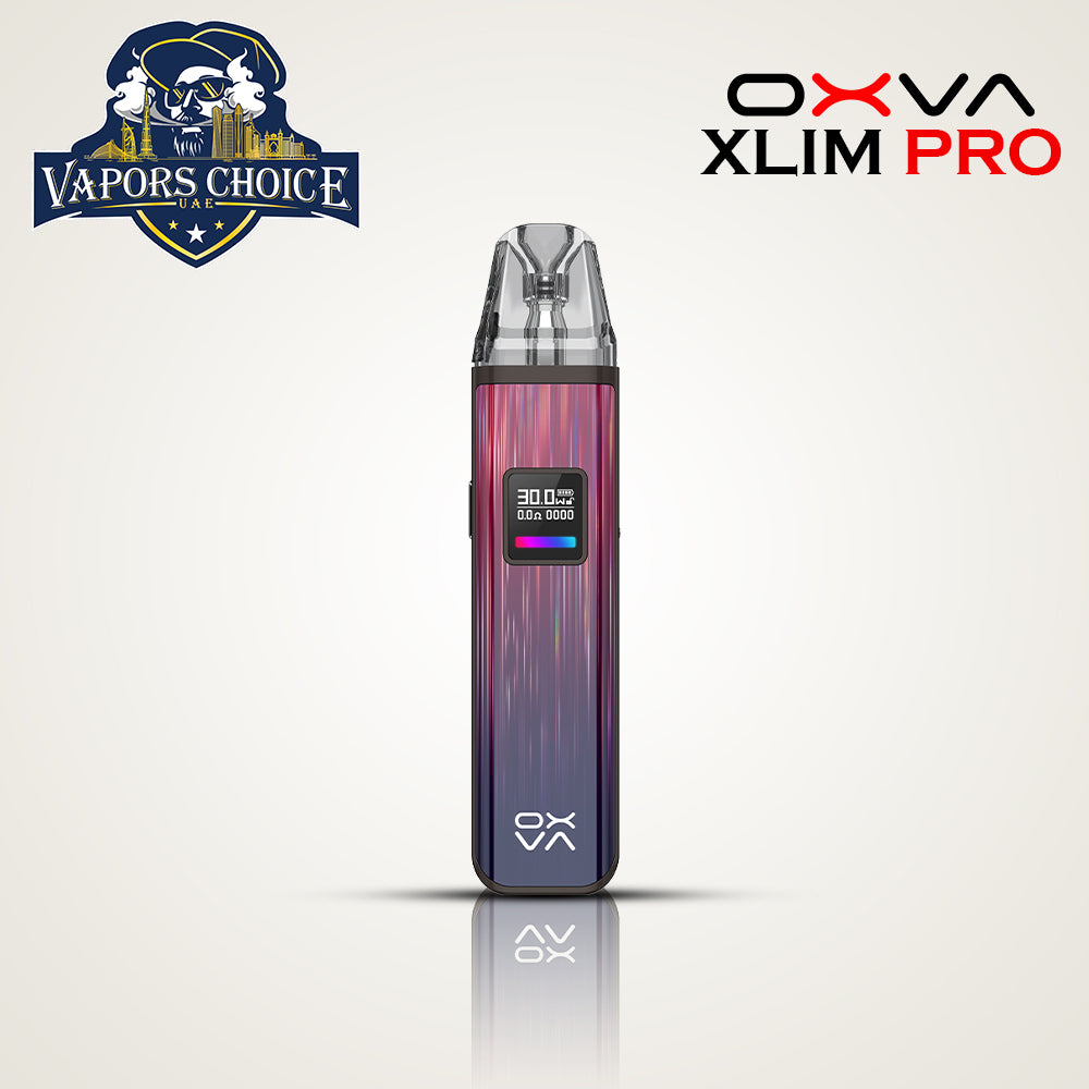 OXVA Xlim Pro Vape Kit 1000mAh Gleamy Red UAE Abu Dhabi