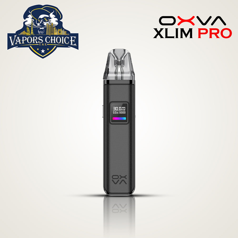 OXVA Xlim Pro Vape Kit 1000mAh Grey Leather UAE Umm Al Quwain 