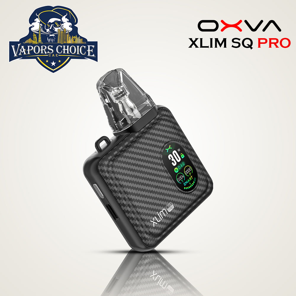 OXVA Xlim SQ Pro Vape Kit 1200mAh Black Carbon UAE Al Ain