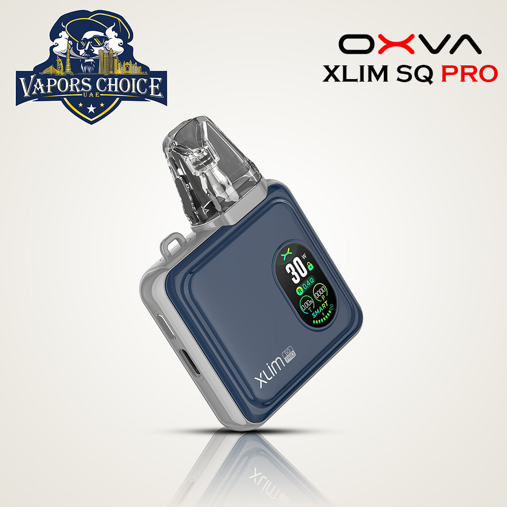 OXVA Xlim SQ Pro Vape Kit 1200mAh Gunmetal Blue UAE Fujairah