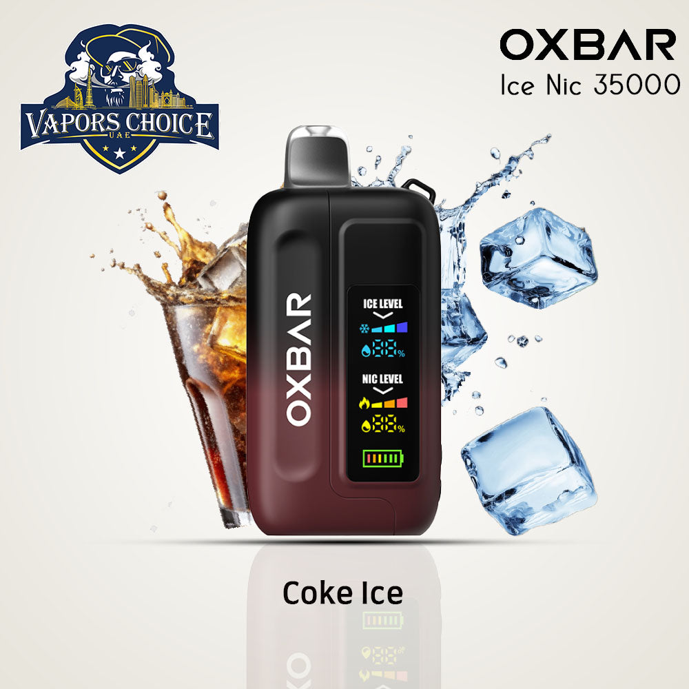 OXVA OXBAR THE FOX DISPOSABLE VAPE (35000 PUFFS) Coke Ice UAE Ajman