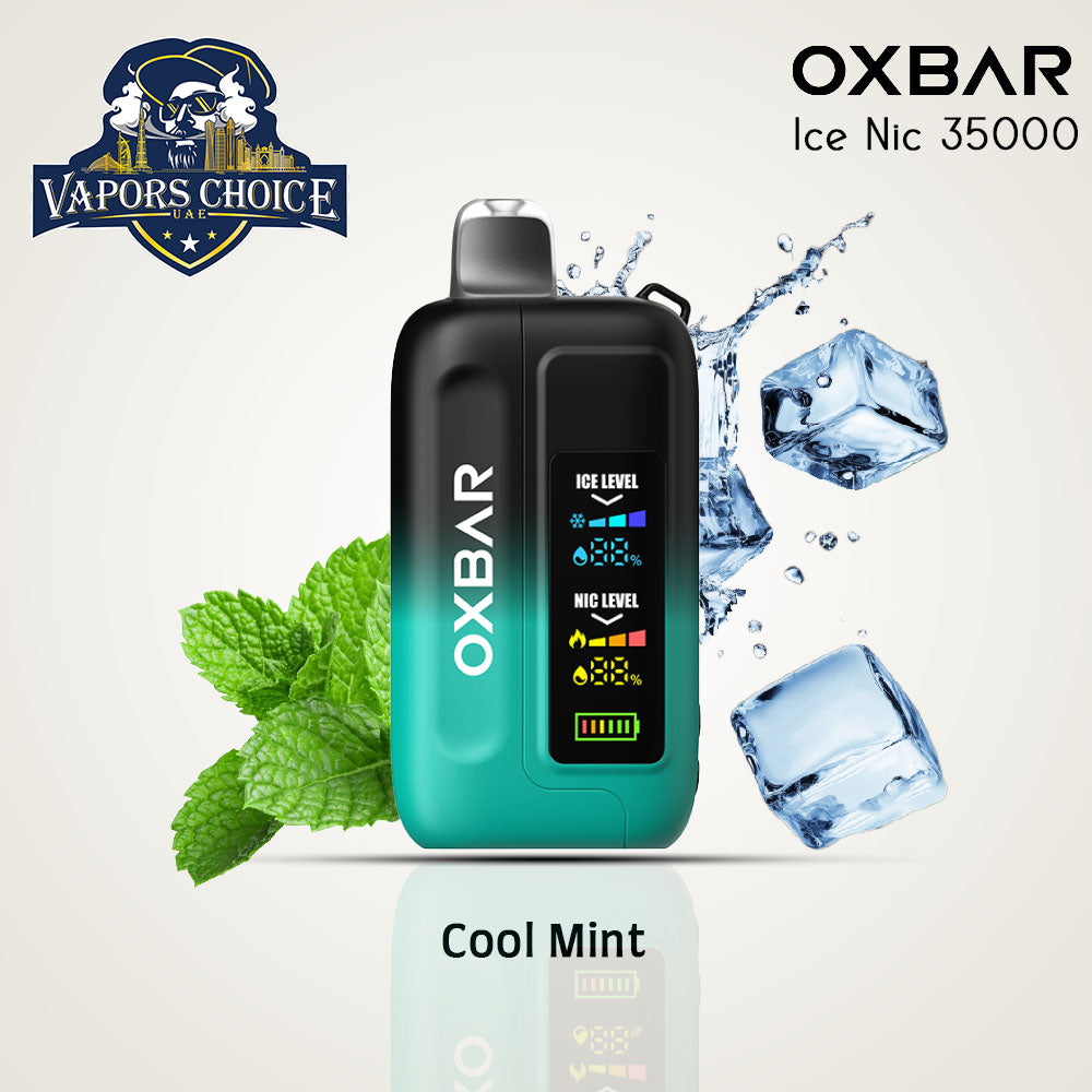 OXVA OXBAR THE FOX DISPOSABLE VAPE (35000 PUFFS) Cool Mint UAE Al Sharjah