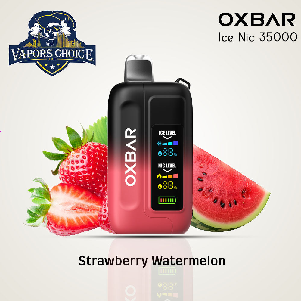 OXVA OXBAR THE FOX DISPOSABLE VAPE (35000 PUFFS) Strawberry Watermelon UAE Dubai & Ras Al-Khaimah