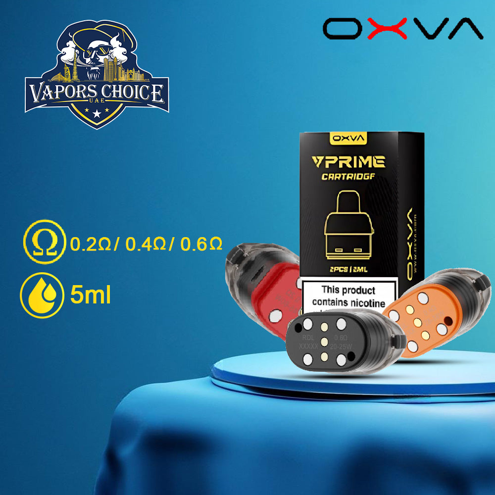 OXVA V Prime Cartridge (Pack of 2) 1st UAE Abu Dhabi