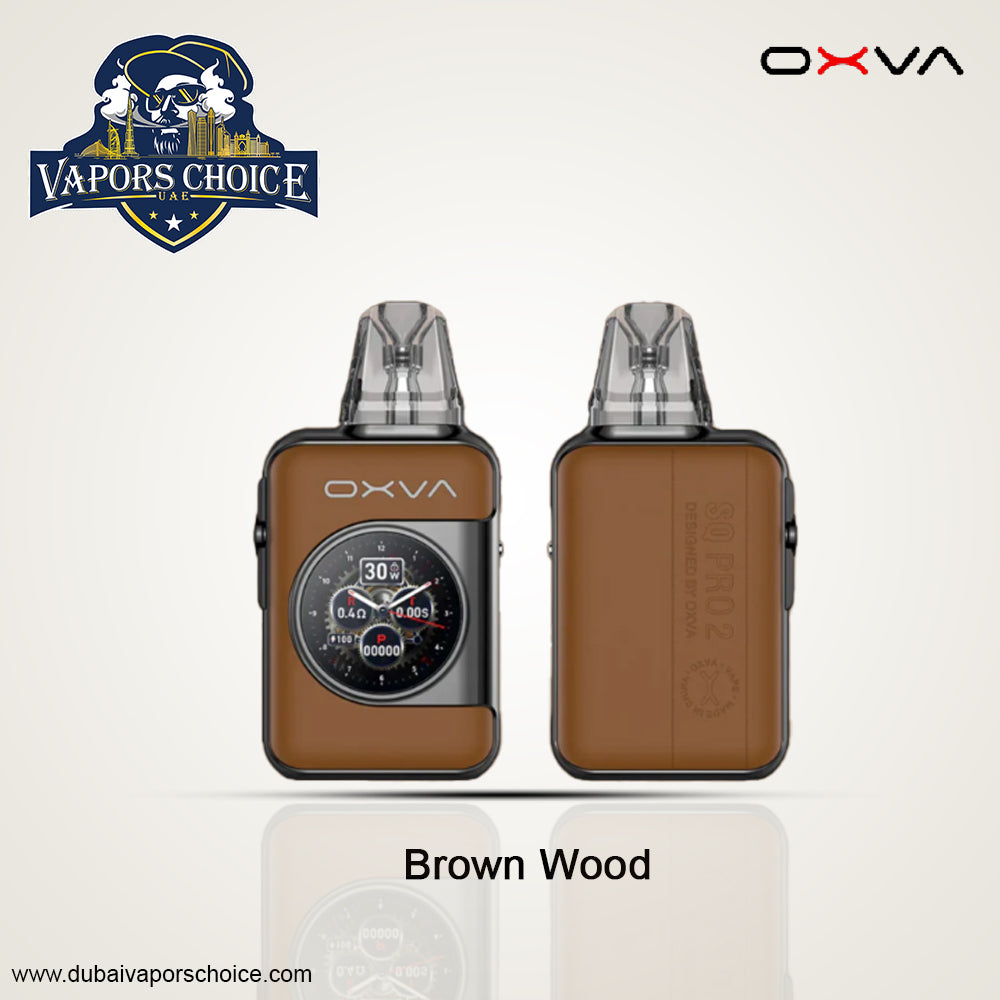 OXVA XLIM SQ PRO 2 Pod Kit (HD Touch Screen) Brown Wood UAE Dubai