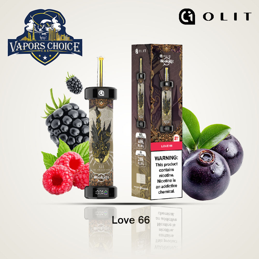 Olit Hookalit 40K Puffs Disposable Vape Love 66 UAE Ajman