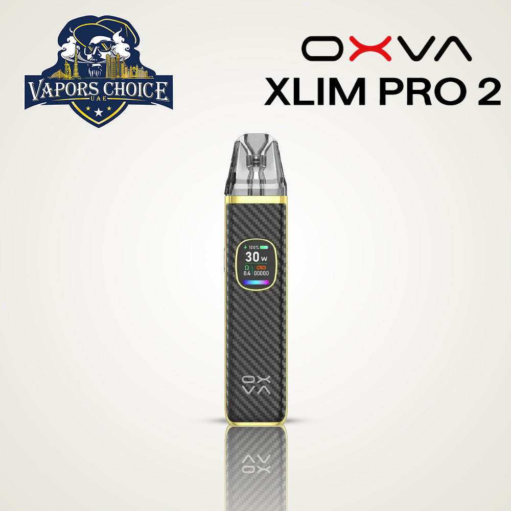 Oxva Xlim Pro 2 Pod System 1300mAh Black Carbon UAE Al Ain 