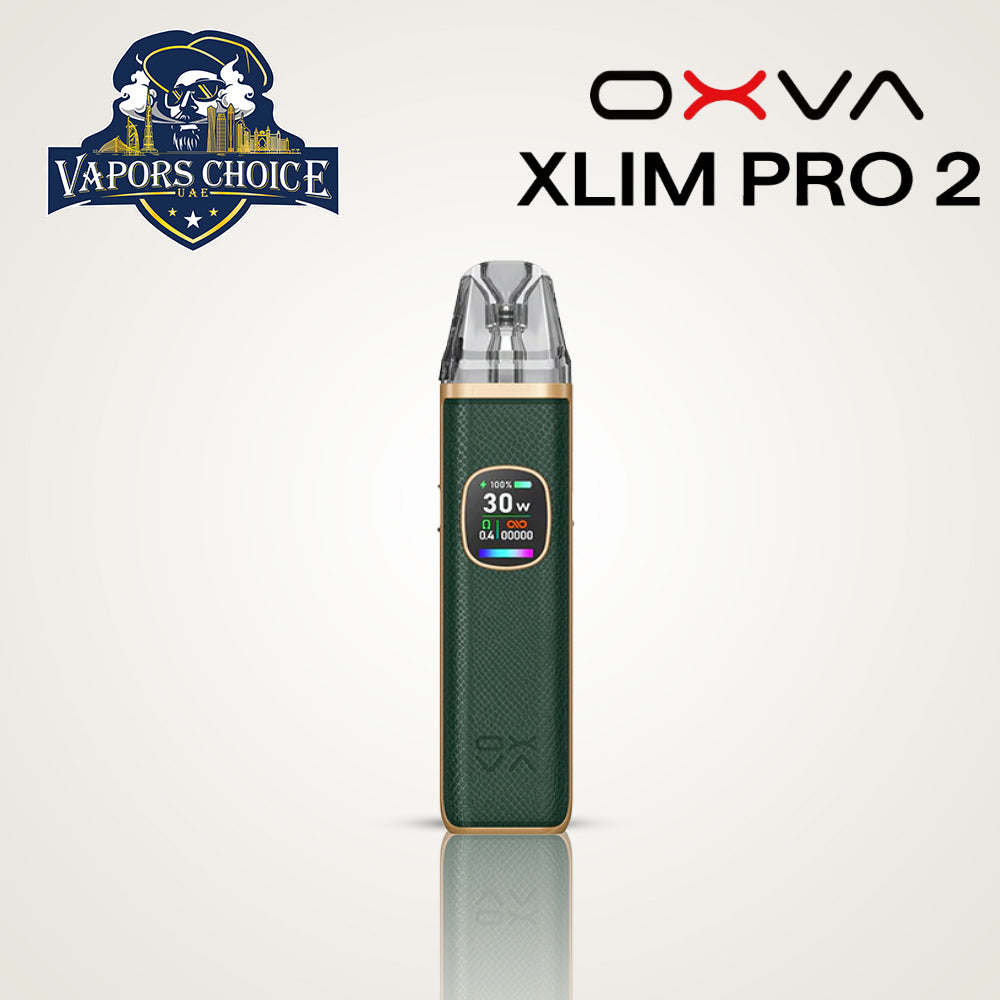 Oxva Xlim Pro 2 Pod System 1300mAh Green Python UAE Abu Dhabi & Ras Al-Khaimah