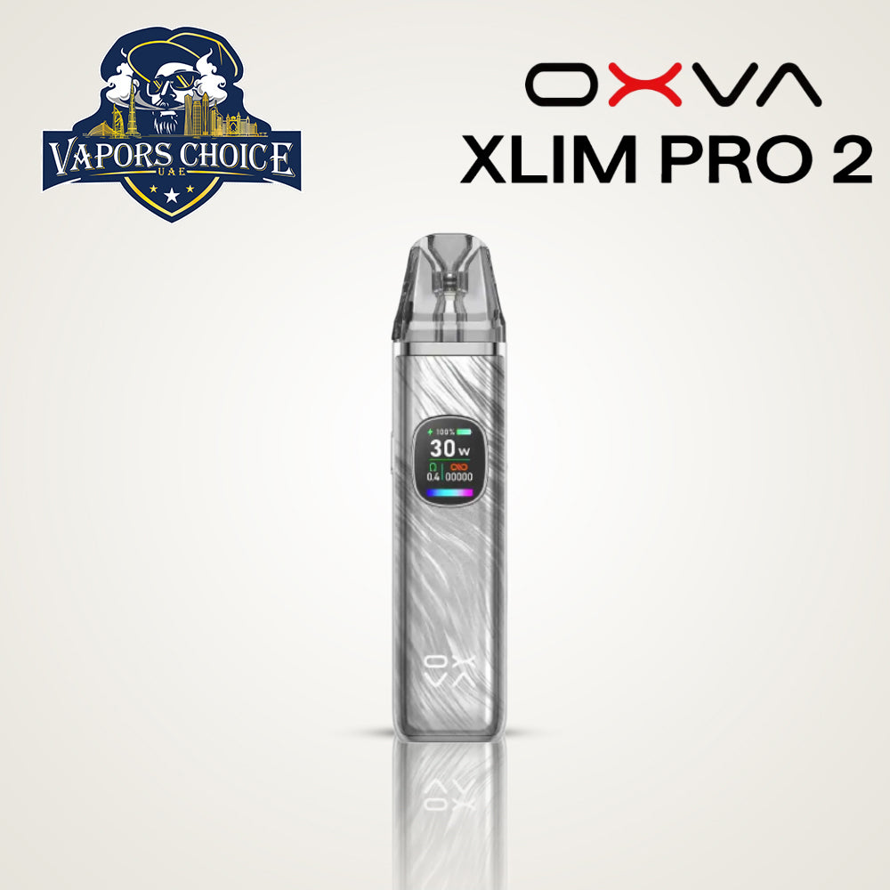 Oxva Xlim Pro 2 Pod System 1300mAh Platinum Gray UAE Abu Dhabi & Al Ain
