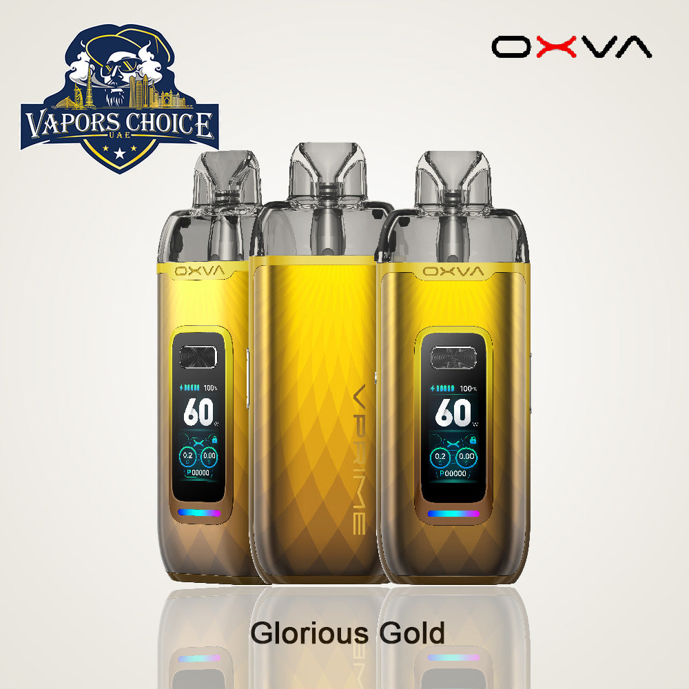 Oxva V Prime Vape Kit 60W 2600mAh Glorious Gold UAE Al Sharjah