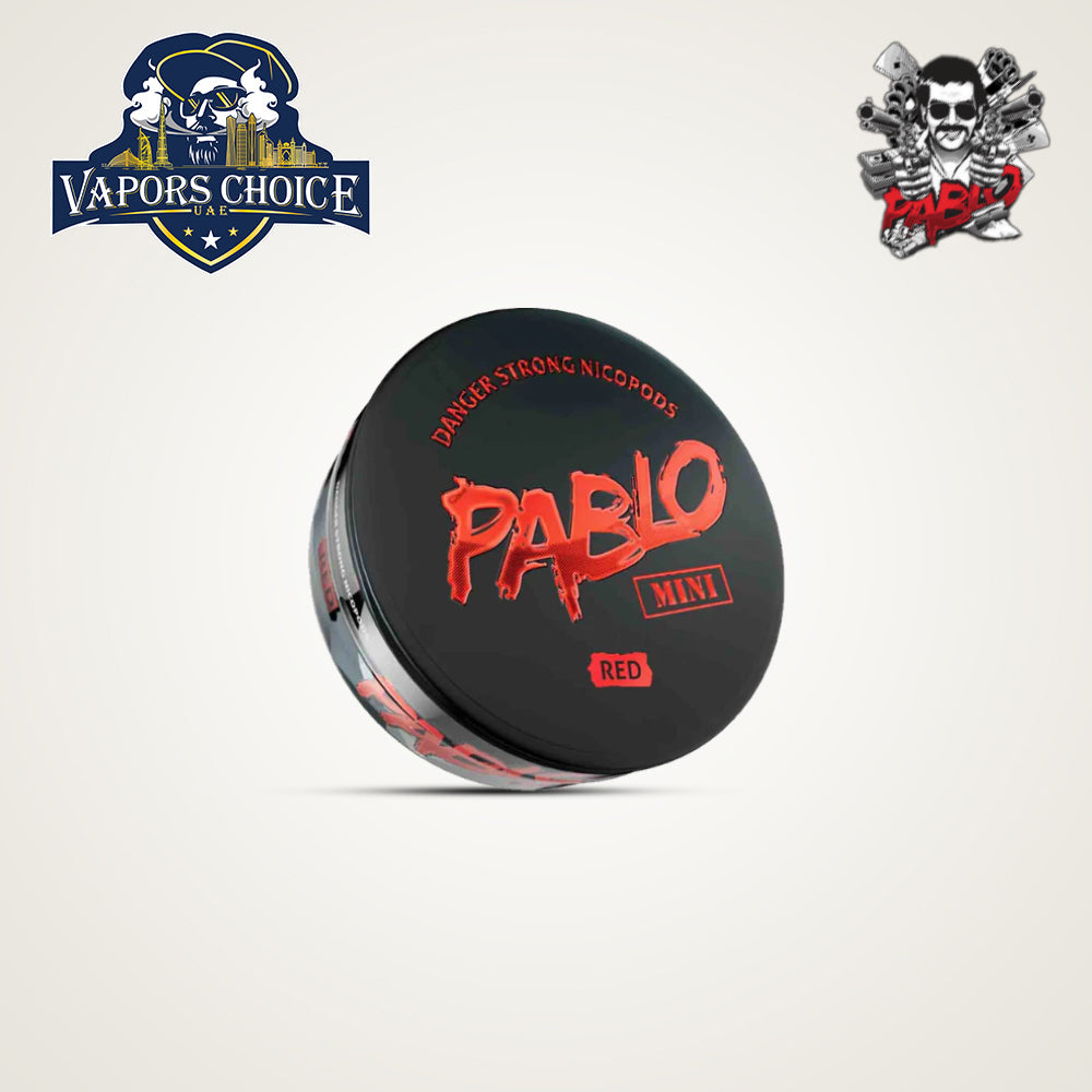 PABLO Nicotine Pouches 30mg Per Pouch Mint Red UAE Sharjah