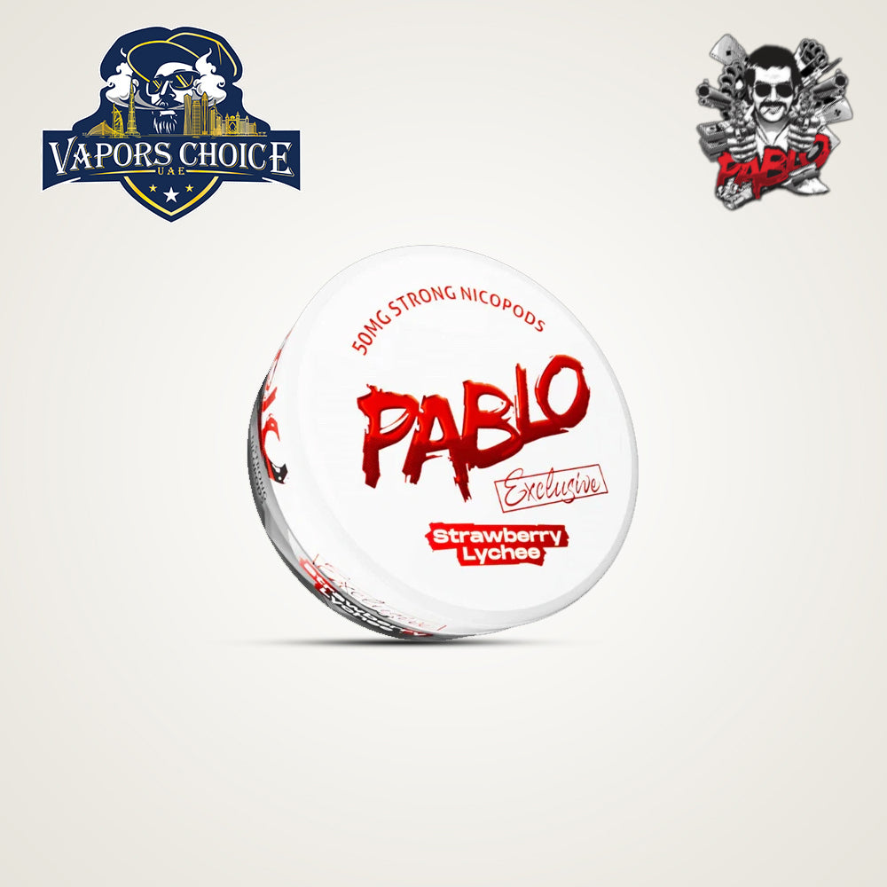 PABLO Nicotine Pouches 30mg Per Pouch Strawberry Lychee UAE Ajman