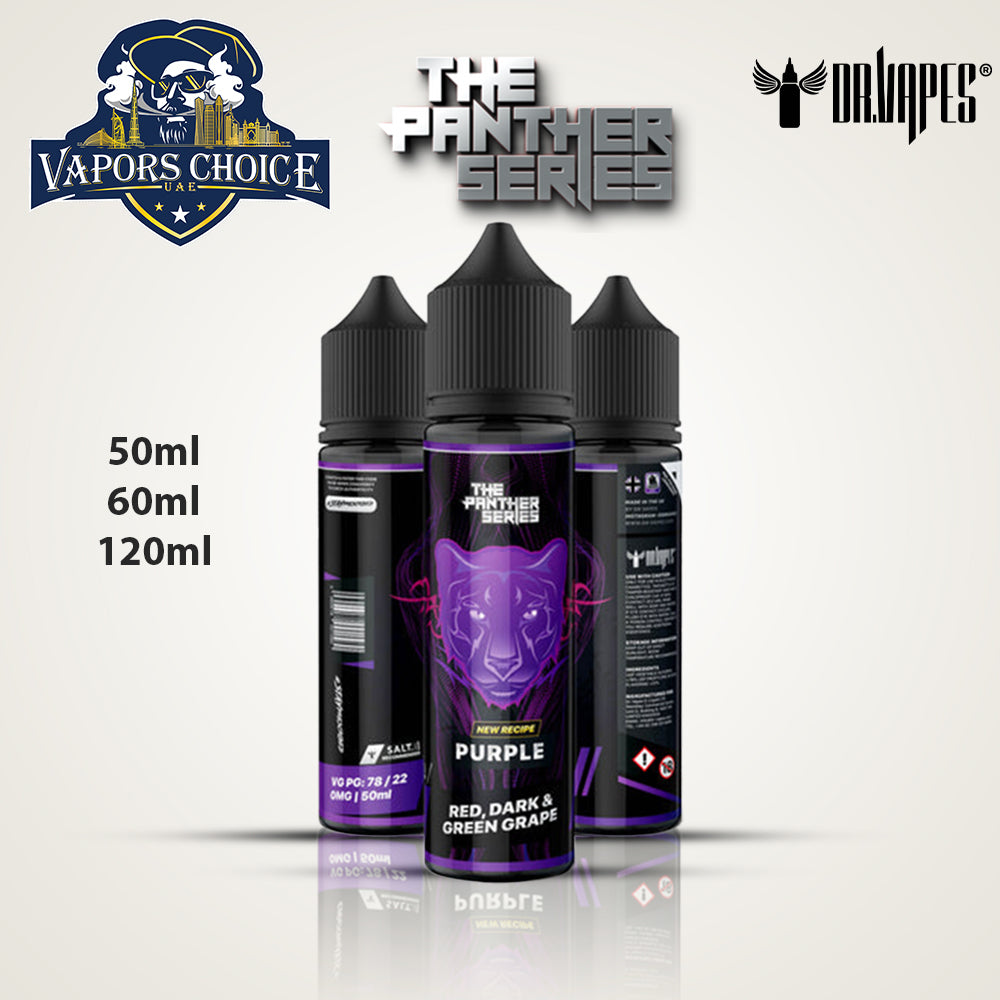 PANTHER SERIES E-LIQUIDS By DR.VAPE Purple Panther UAE Sharjah