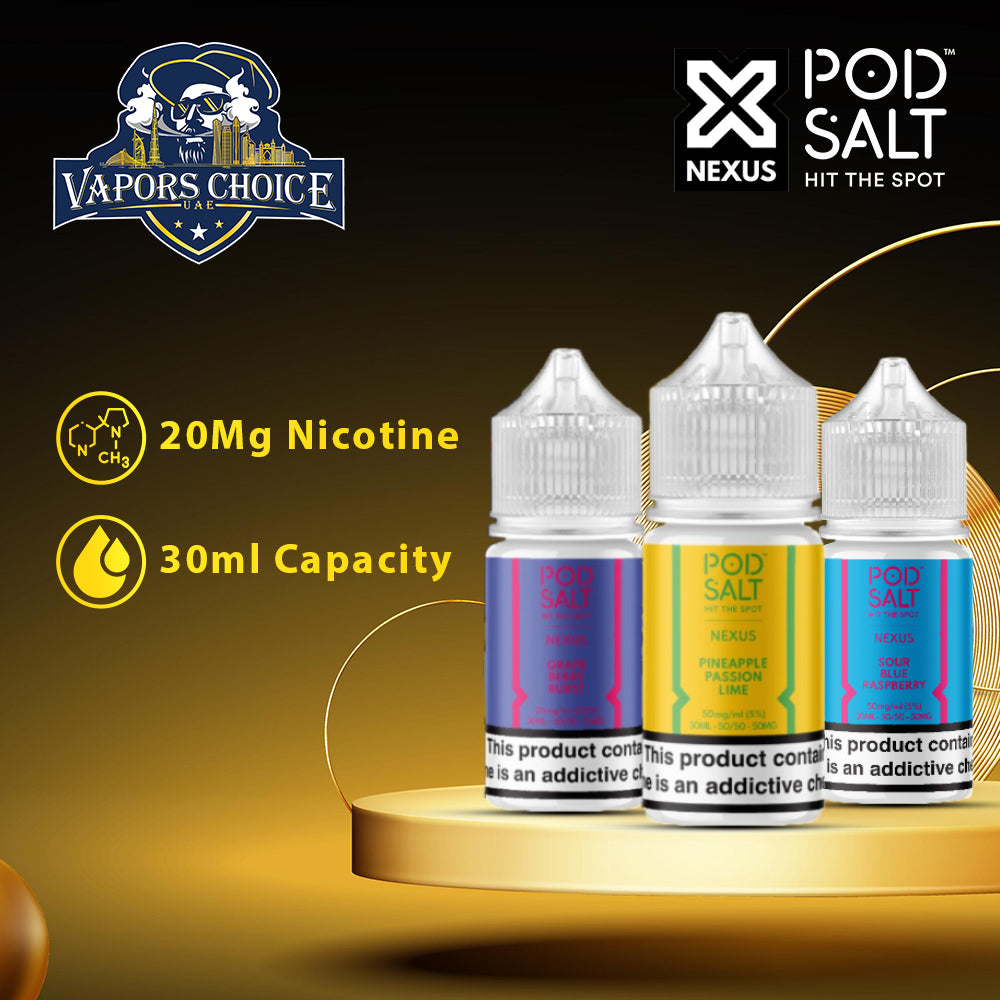 POD SALT NEXUS 20MG SALTNIC 30ML UAE Dubai