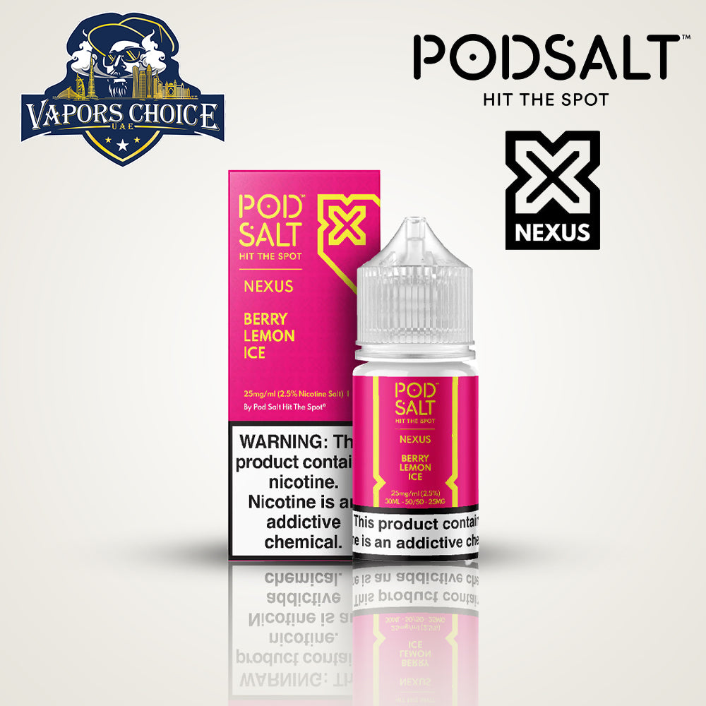POD SALT NEXUS 20MG SALTNIC 30ML Berry Lemon Ice UAE Al Ain
