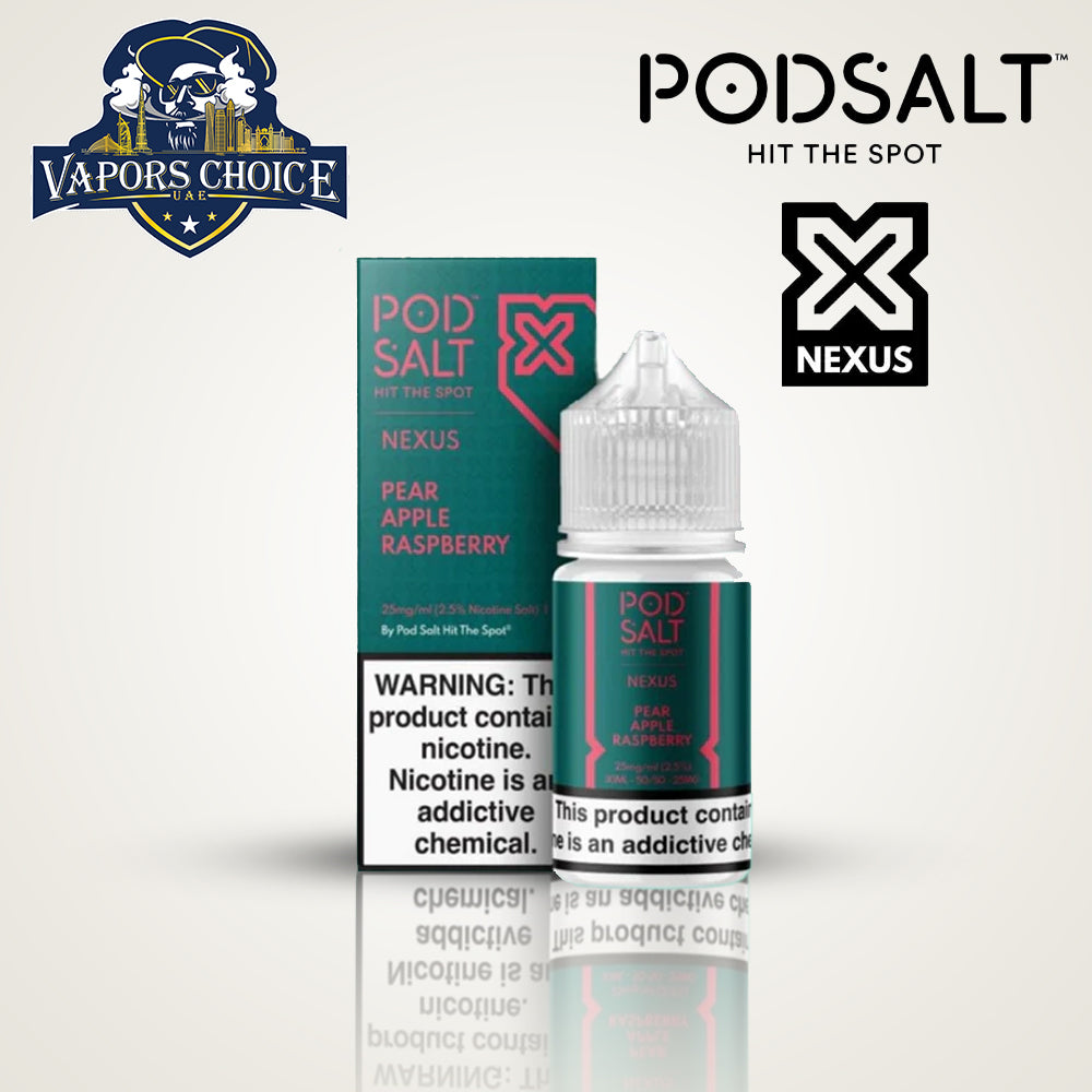 POD SALT NEXUS 20MG SALTNIC 30ML Pear Apple Raspberry UAE Al Ain