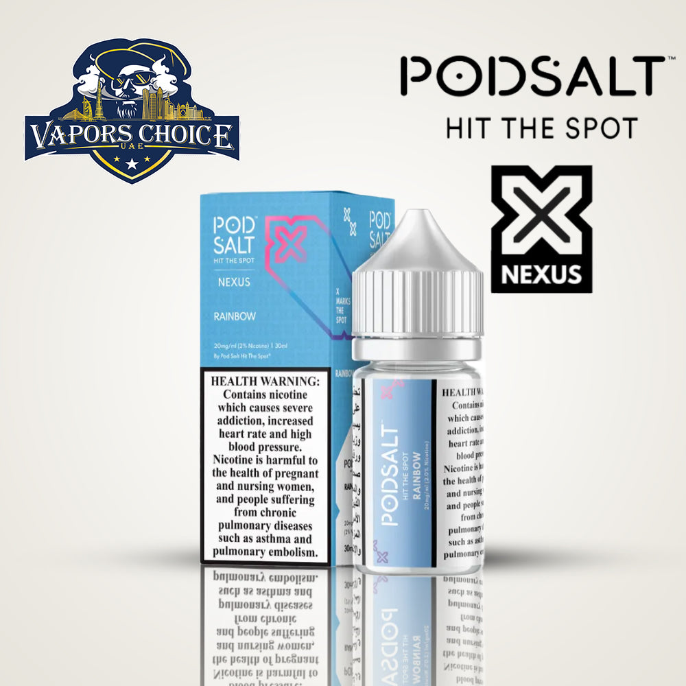 POD SALT NEXUS 20MG SALTNIC 30ML Rainbow UAE Ajman