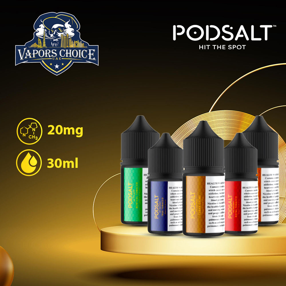 POD SALT ORIGIN 20MG SALTNIC 30ML TOBACCO SERIES UAE Dubai