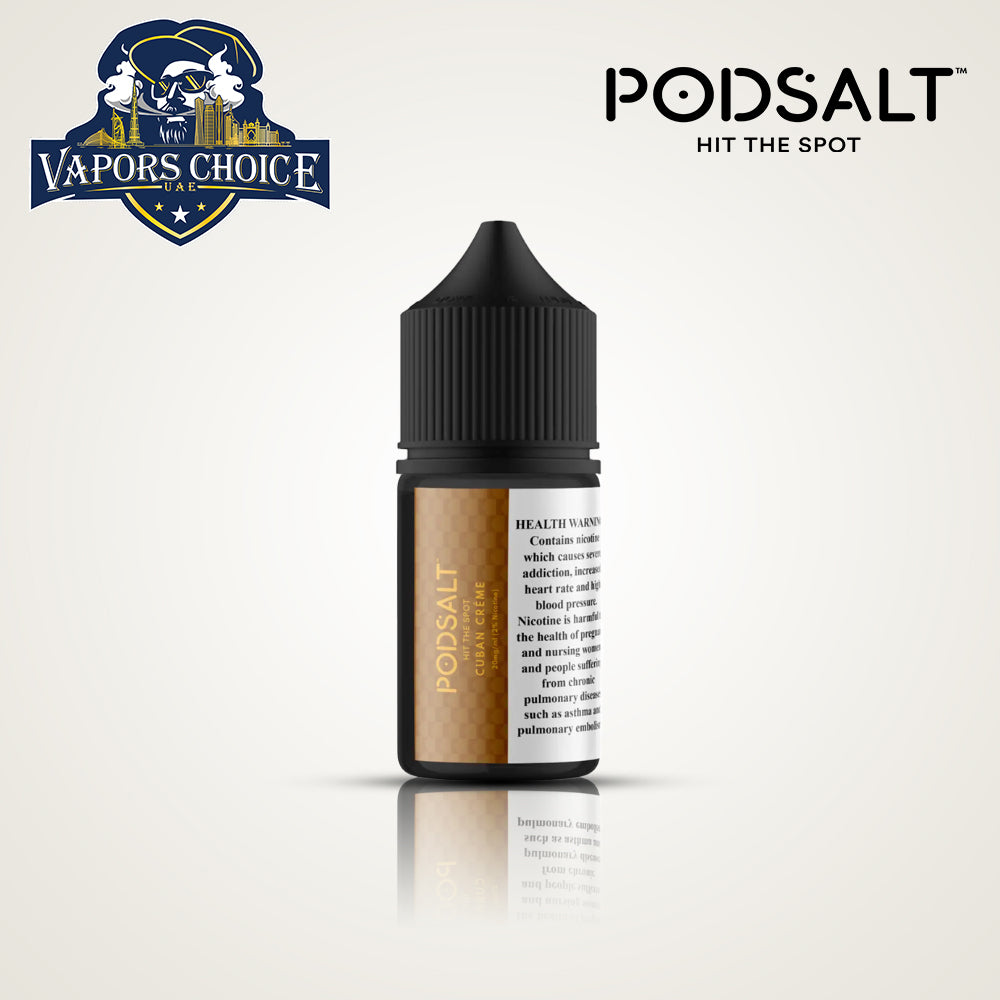 POD SALT ORIGIN 20MG SALTNIC 30ML TOBACCO SERIES Cuban Cream UAE Al Ain